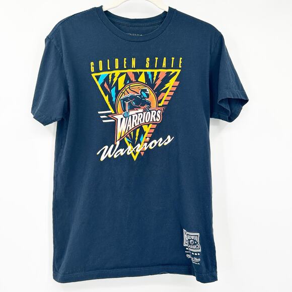 Mitchell & Ness Mens‎ NBA Golden State Warriors Hardwood Classics T-Shirt Size M - Picture 2 of 6